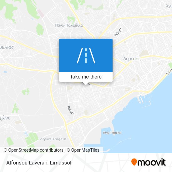 Alfonsou Laveran map