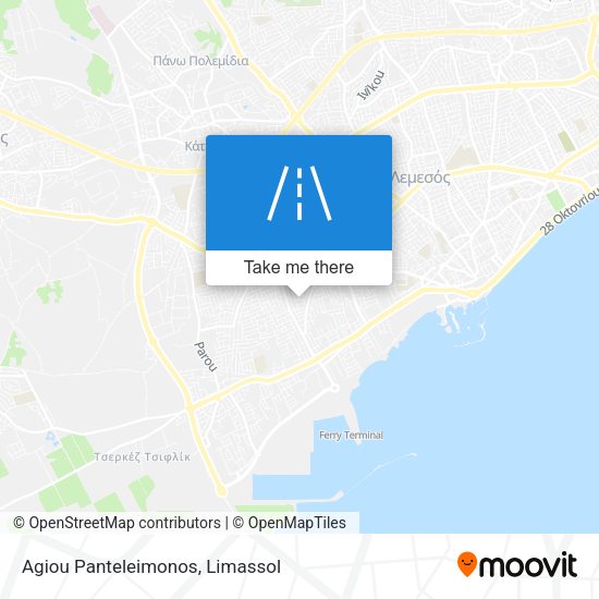 Agiou Panteleimonos map
