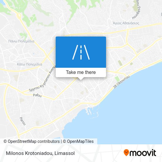 Milonos Krotoniadou map
