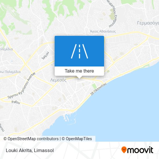 Louki Akrita map
