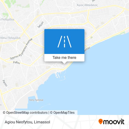 Agiou Neofytou map