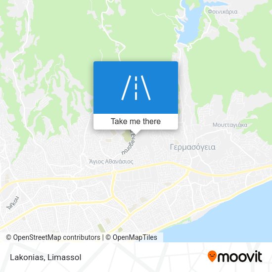 Lakonias map