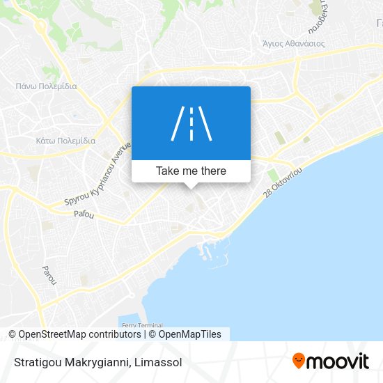 Stratigou Makrygianni map