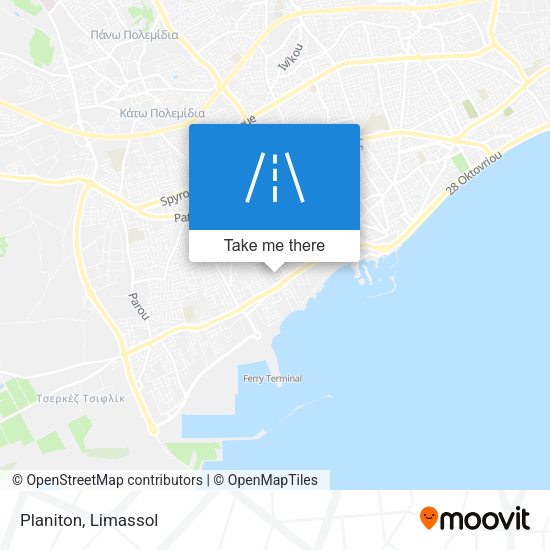 Planiton map