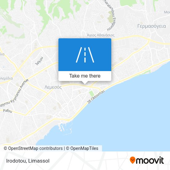 Irodotou map