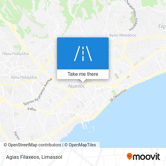 Agias Filaxeos map