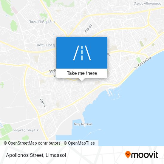 Apollonos Street map