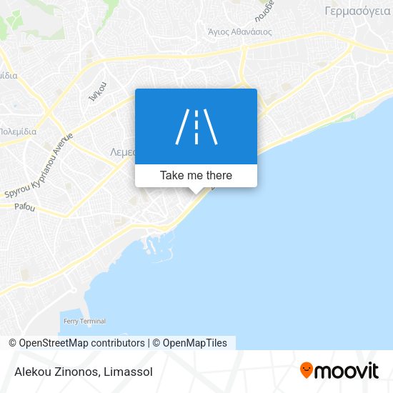 Alekou Zinonos map