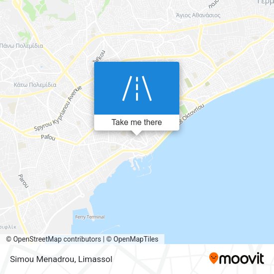 Simou Menadrou map
