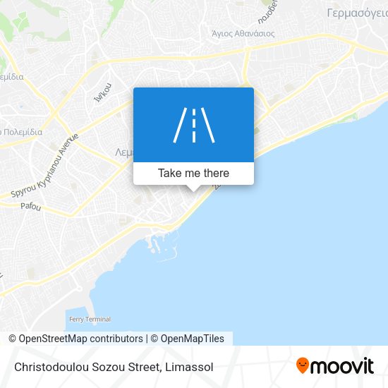 Christodoulou Sozou Street map