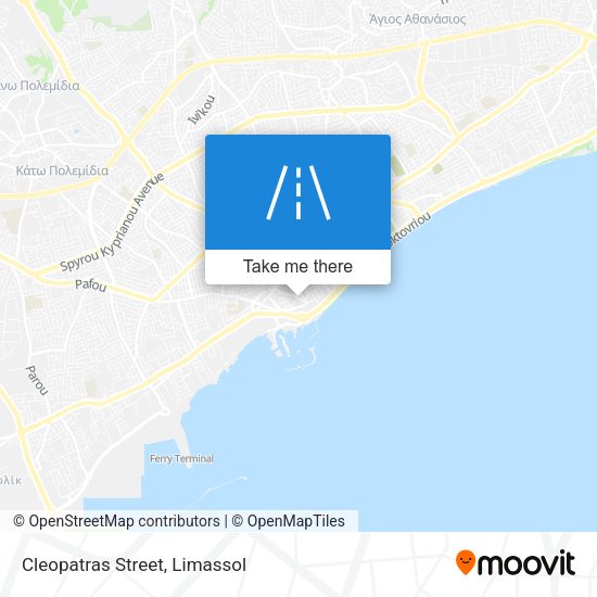 Cleopatras Street map