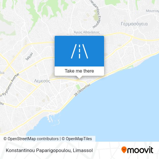 Konstantinou Paparigopoulou map