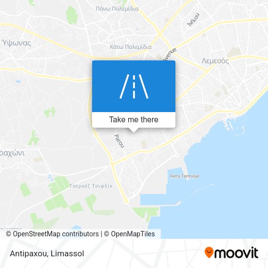 Antipaxou map