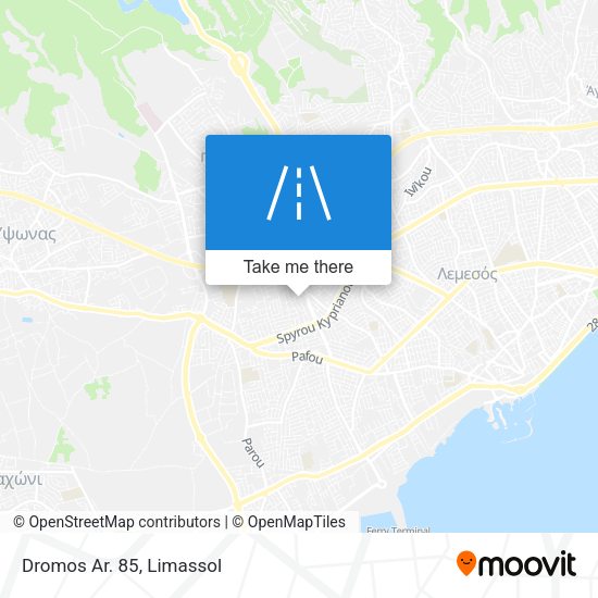 Dromos Ar. 85 map