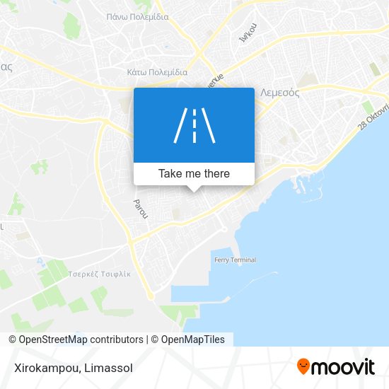Xirokampou map