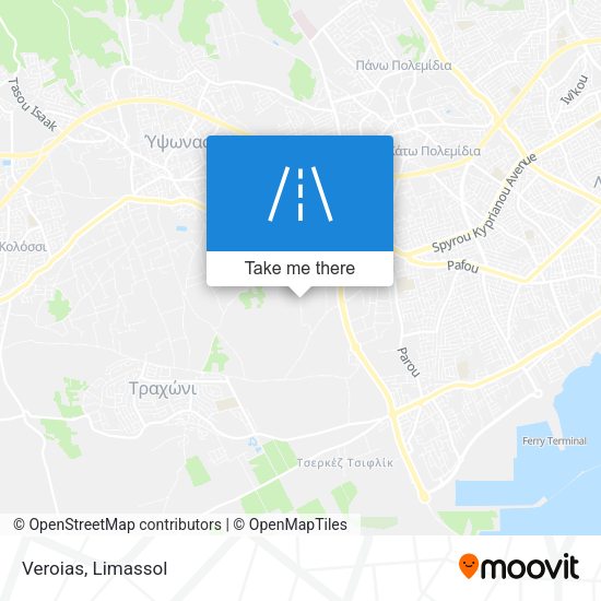 Veroias map