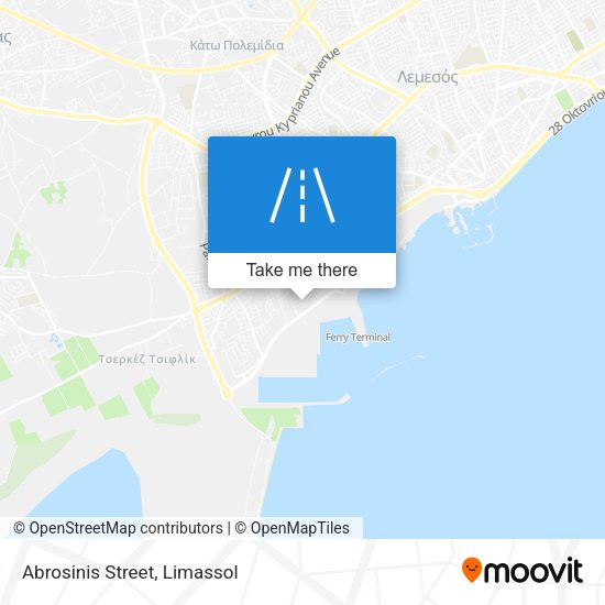Abrosinis Street map