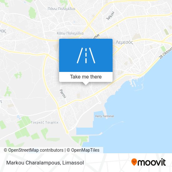 Markou Charalampous map