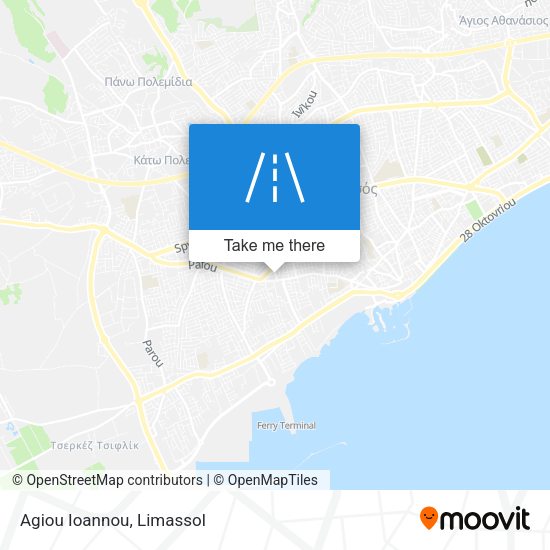 Agiou Ioannou map