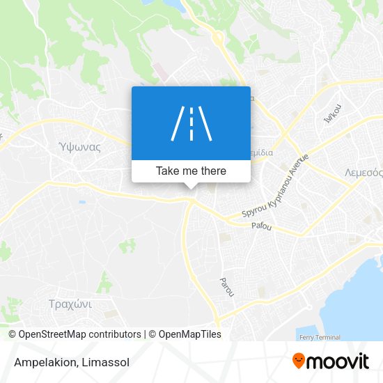 Ampelakion map