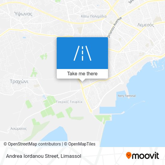 Andrea Iordanou Street map