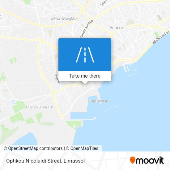 Optikou Nicolaidi Street map