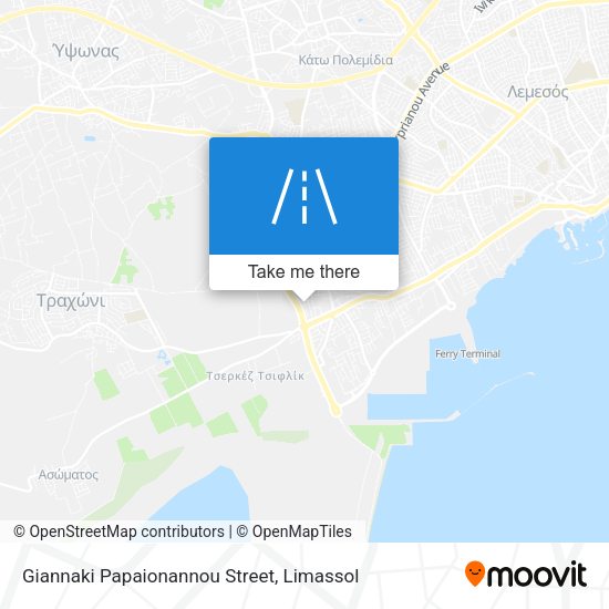 Giannaki Papaionannou Street map