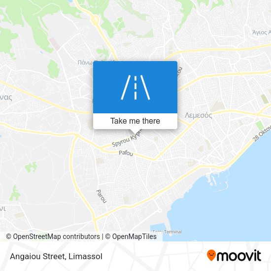 Angaiou Street map
