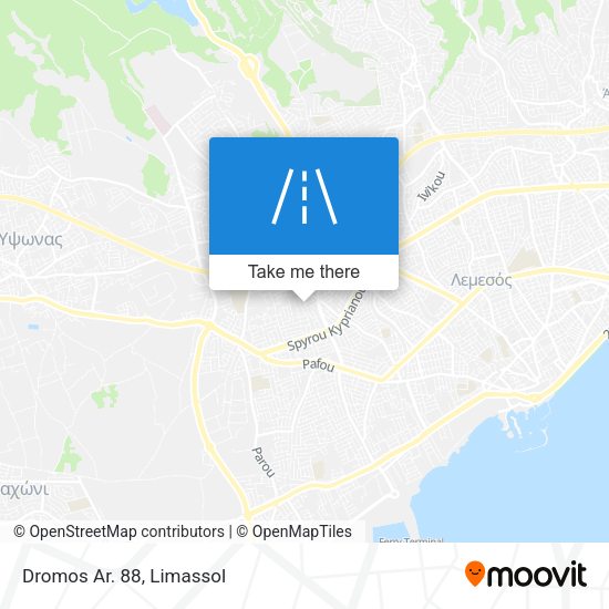 Dromos Ar. 88 map