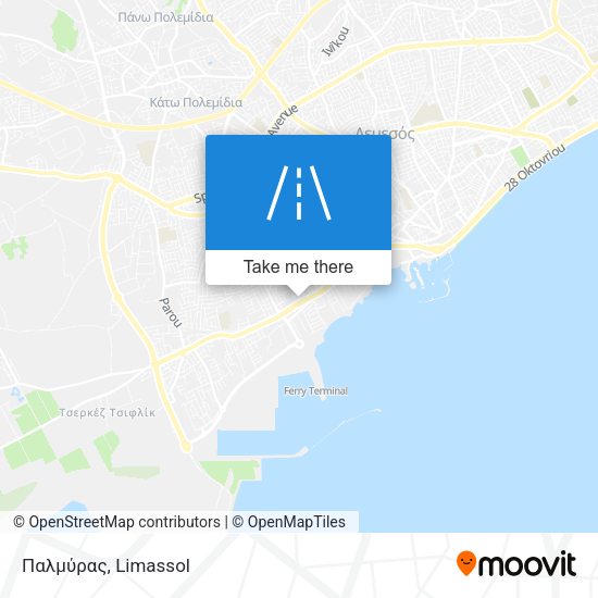 Παλμύρας map