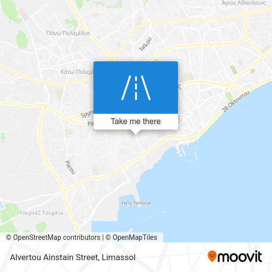 Alvertou Ainstain Street map