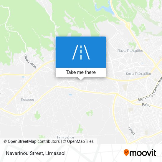 Navarinou Street map