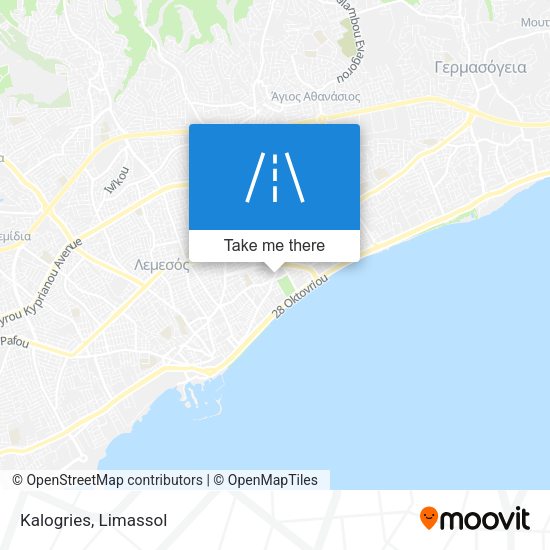 Kalogries map