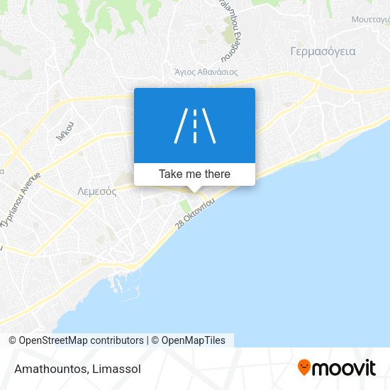 Amathountos map