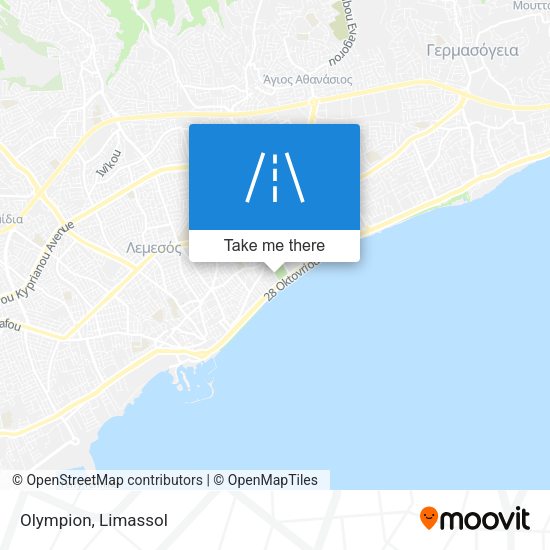 Olympion map