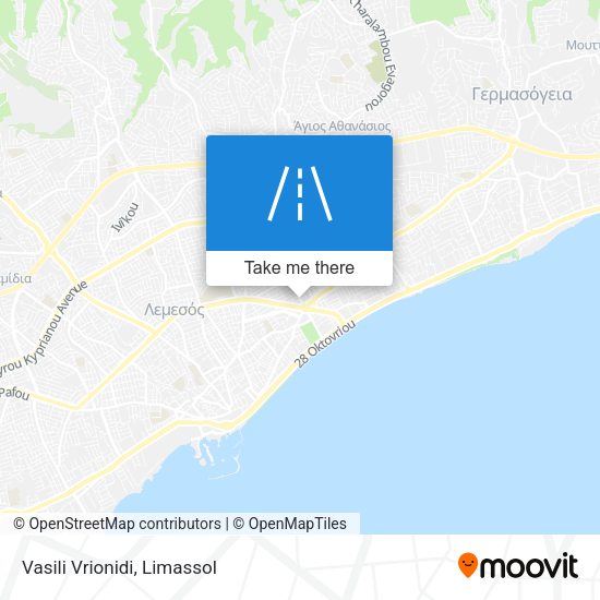 Vasili Vrionidi map