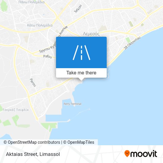 Aktaias Street map