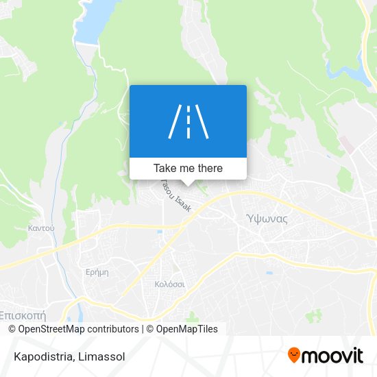 Kapodistria map