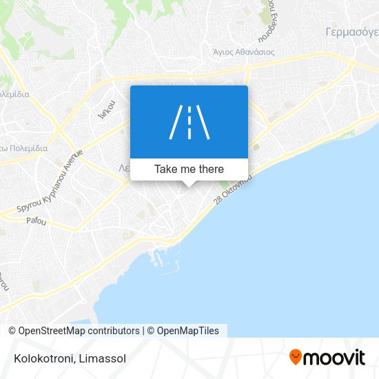 Kolokotroni map