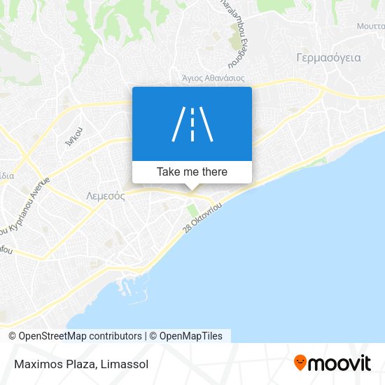 Maximos Plaza map