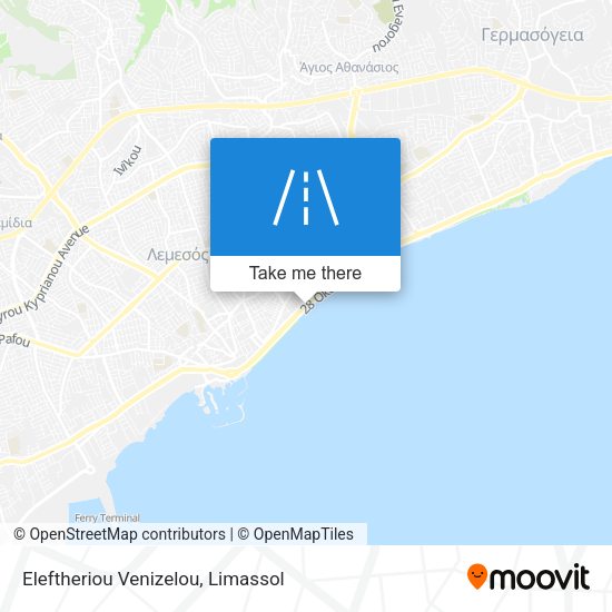 Eleftheriou Venizelou map