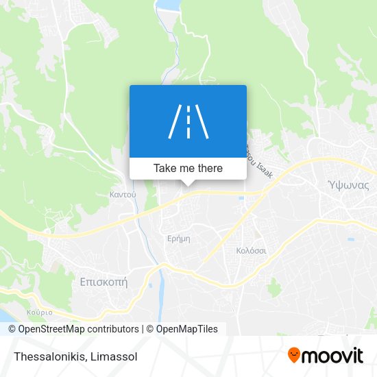 Thessalonikis map