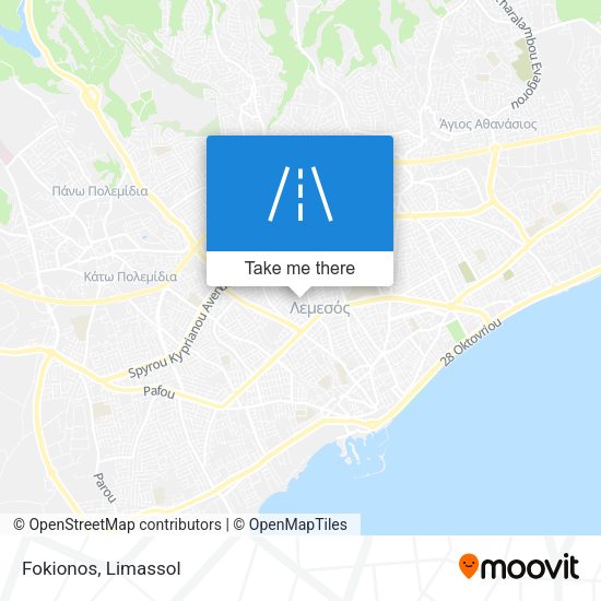 Fokionos map
