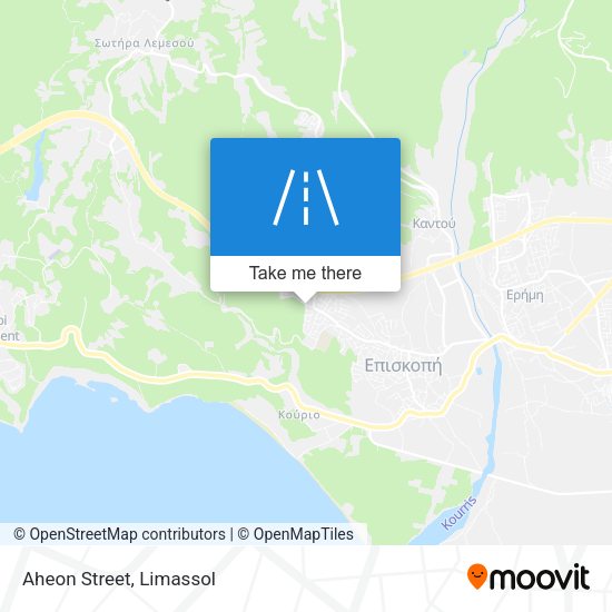 Aheon Street map