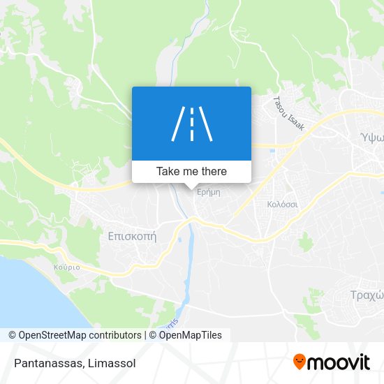 Pantanassas map