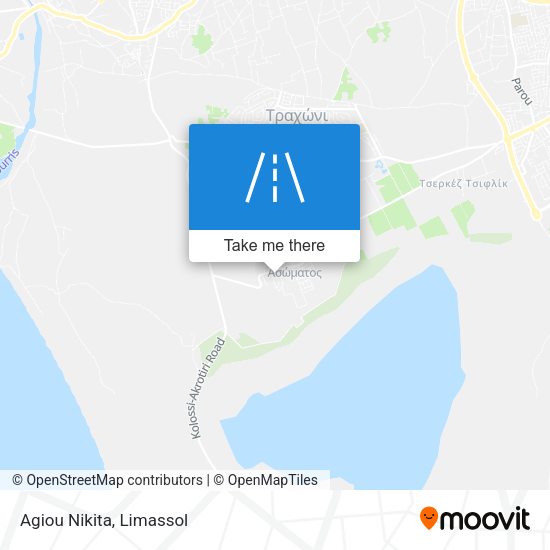 Agiou Nikita map