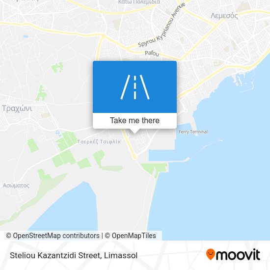 Steliou Kazantzidi Street map