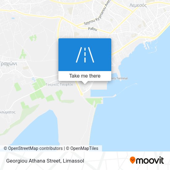 Georgiou Athana Street map