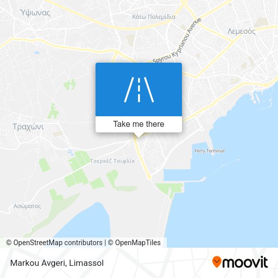 Markou Avgeri map