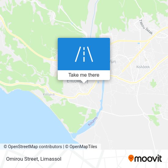 Omirou Street map